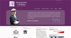 Desktop Screenshot of kancelaria-adamczyk.pl