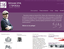 Tablet Screenshot of kancelaria-adamczyk.pl